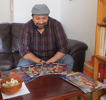 En el hogar de Rubo en Barcelona