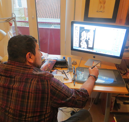 En el hogar de Rubo en Barcelona